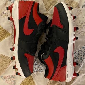 Jordan 1 Football cleats “Bred”